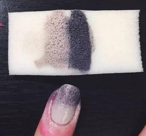 DIY渐变美甲教程