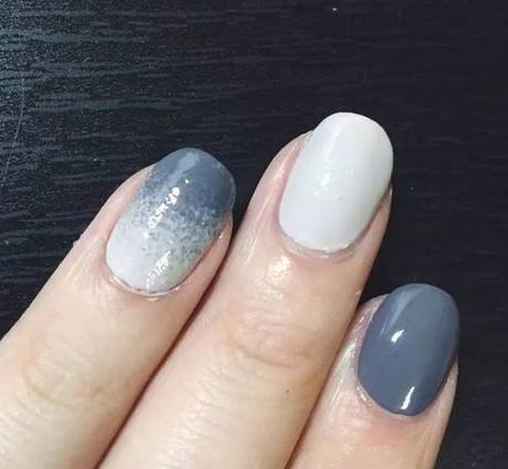 DIY渐变美甲教程