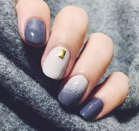 DIY渐变美甲教程