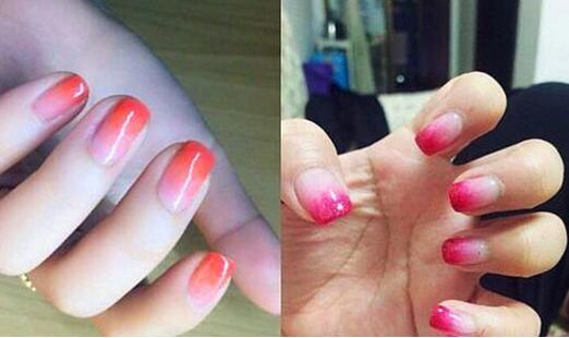 2017新款法式美甲图片