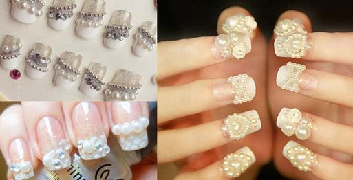 2017新款法式美甲图片