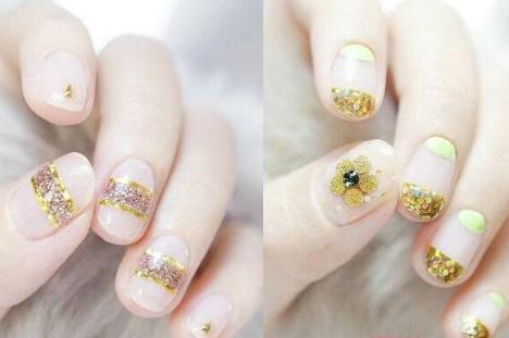 2017新款法式美甲图片