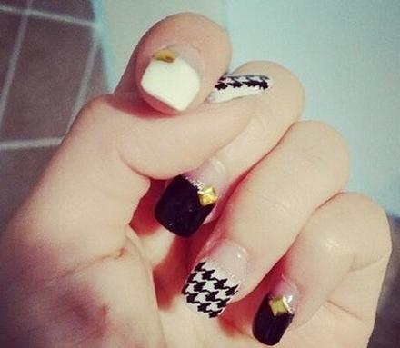 2017新款法式美甲图片