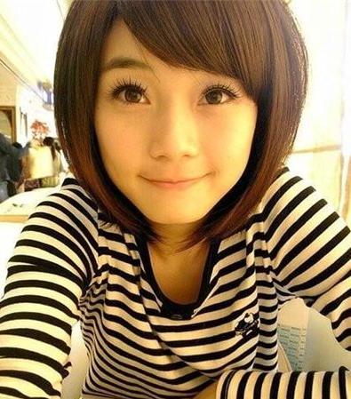 2017圆脸短发最新发型