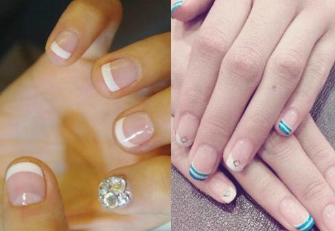 2017最新法式美甲图片