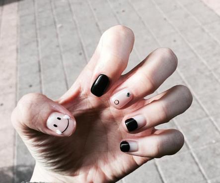 清新美甲图片2017