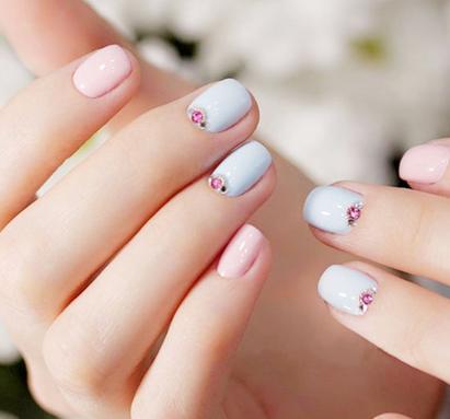 清新美甲图片2017