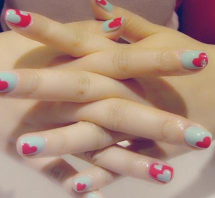 清新美甲图片2017