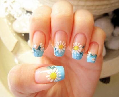 清新美甲图片2017