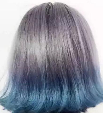 2017流行裙摆染发型