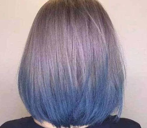 2017流行裙摆染发型