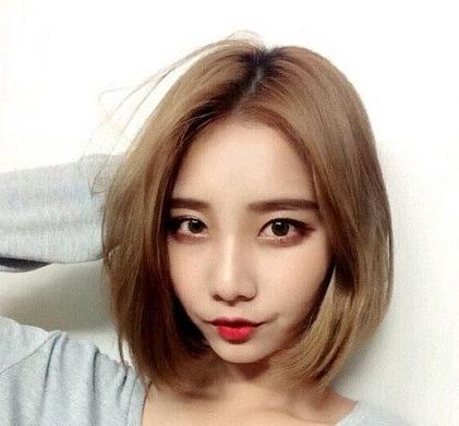 短发染色发型图片2017