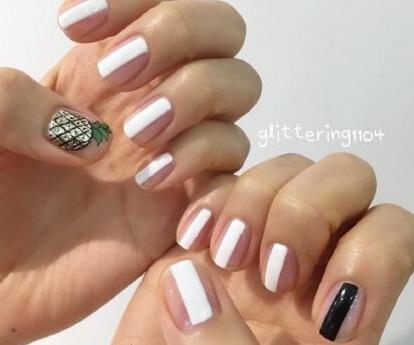 简单美甲图案2017款式