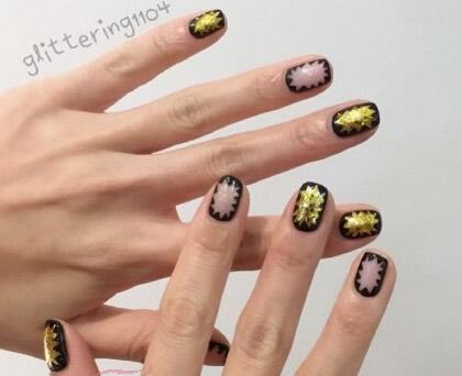 简单美甲图案2017款式