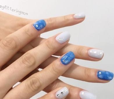 简单美甲图案2017款式