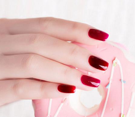 小清新马卡龙色美甲