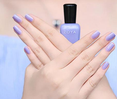 小清新马卡龙色美甲