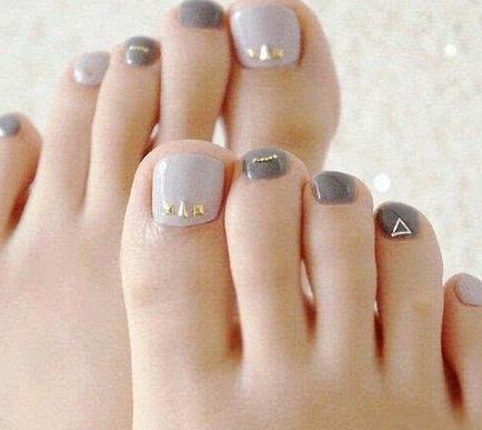 美甲脚趾甲图片大全