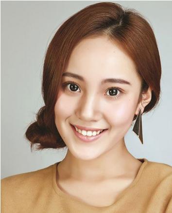 气质低发髻盘发图解