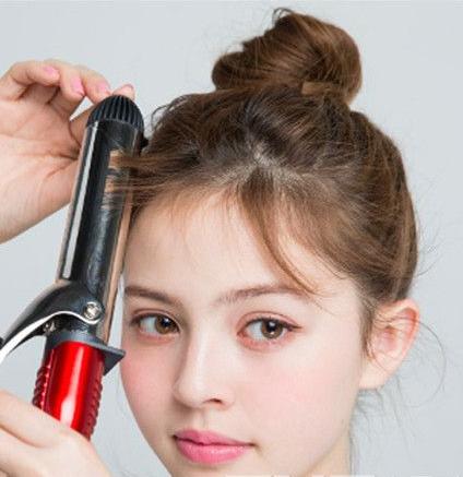 女生扎丸子头简单步骤