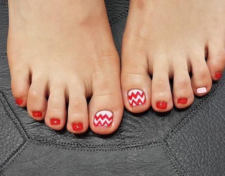 脚美甲图片2017新款式