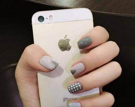 韩式指甲图片美甲2017