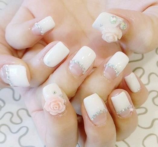 新娘美甲图片2017款式