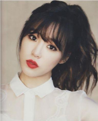 刘海怎么打理好看图片