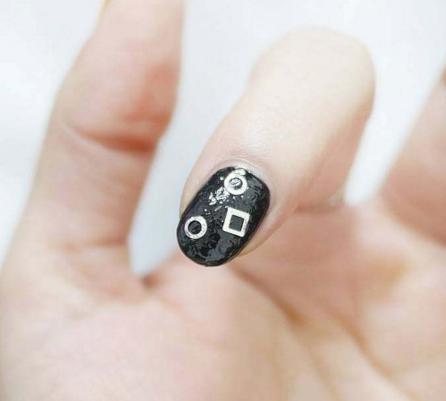 夏季复古橘美甲教程