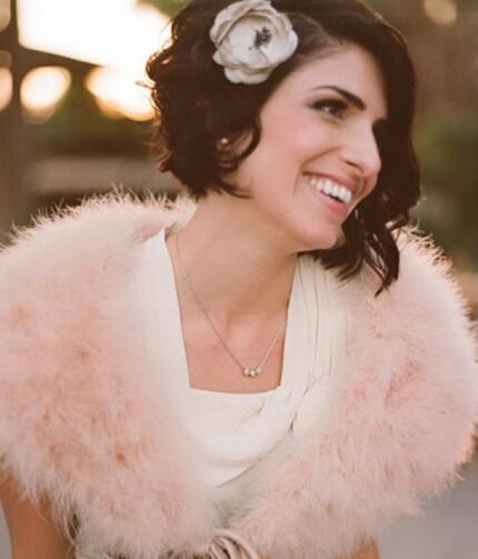 短发新娘造型图片2017