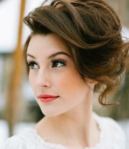 短发新娘造型图片2017