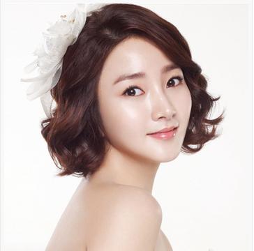 短发新娘造型图片2017