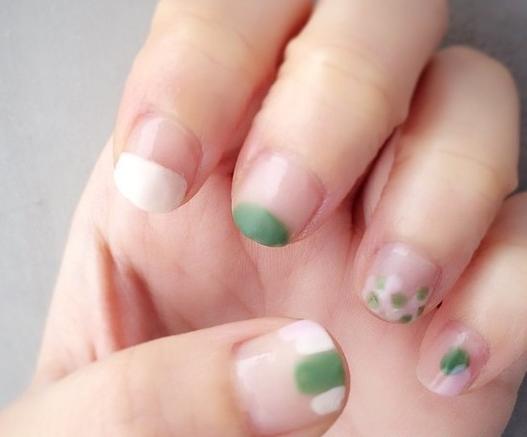 日系小清新美甲图片