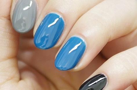 成熟格子美甲教程