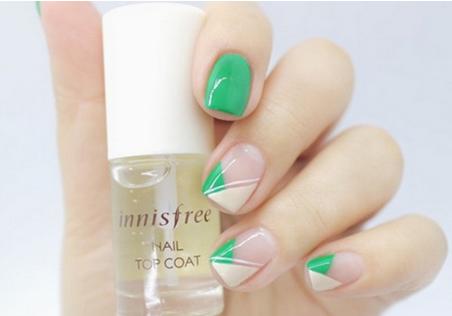 几何法式美甲教程