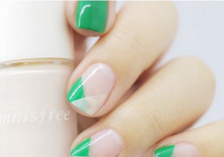 几何法式美甲教程