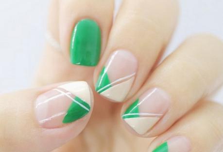 几何法式美甲教程