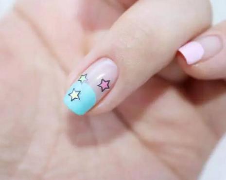 告白气球，2017韩式小清新美甲为你告白加分