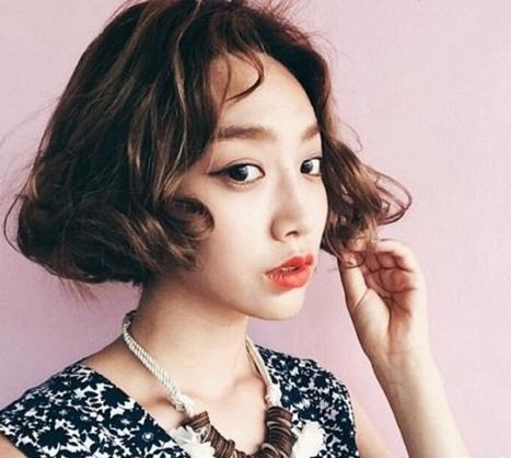 短发波波头发型图片