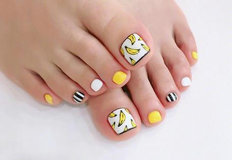脚趾甲美甲图片2017夏