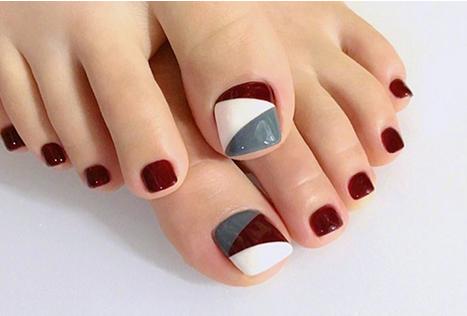 脚趾甲美甲图片2017夏
