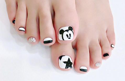 脚趾甲美甲图片2017夏