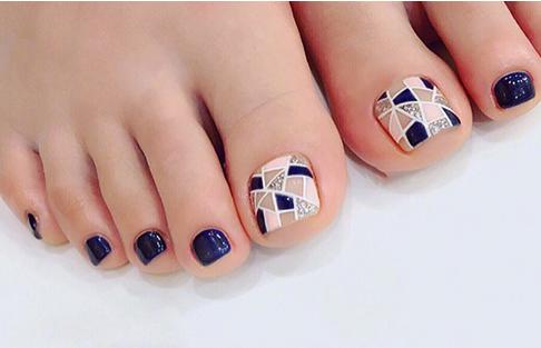 脚趾甲美甲图片2017夏