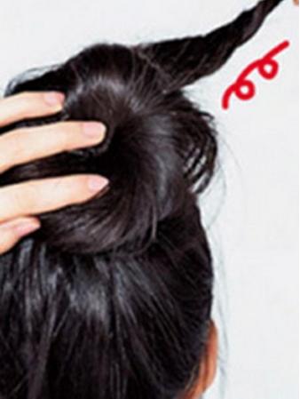 2017花苞头的扎法图解 2017花苞头的扎法图解