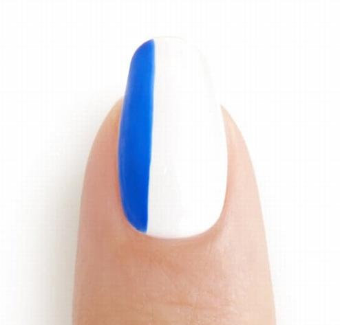 指甲油怎么涂好看图案