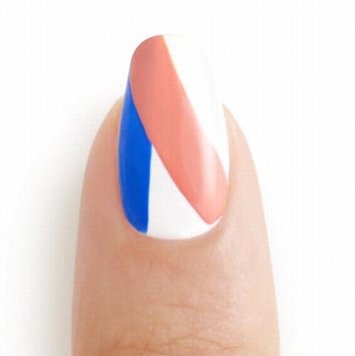 指甲油怎么涂好看图案