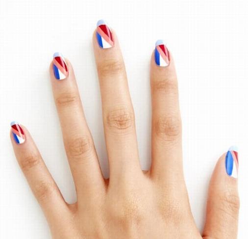 指甲油怎么涂好看图案