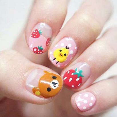 2017美甲图片最新款夏