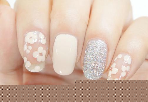 钻石花美甲教程