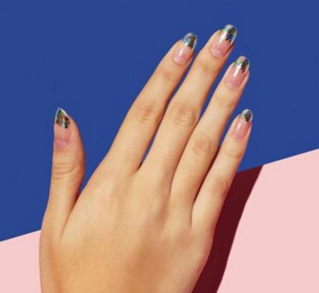 简约美甲图片2017